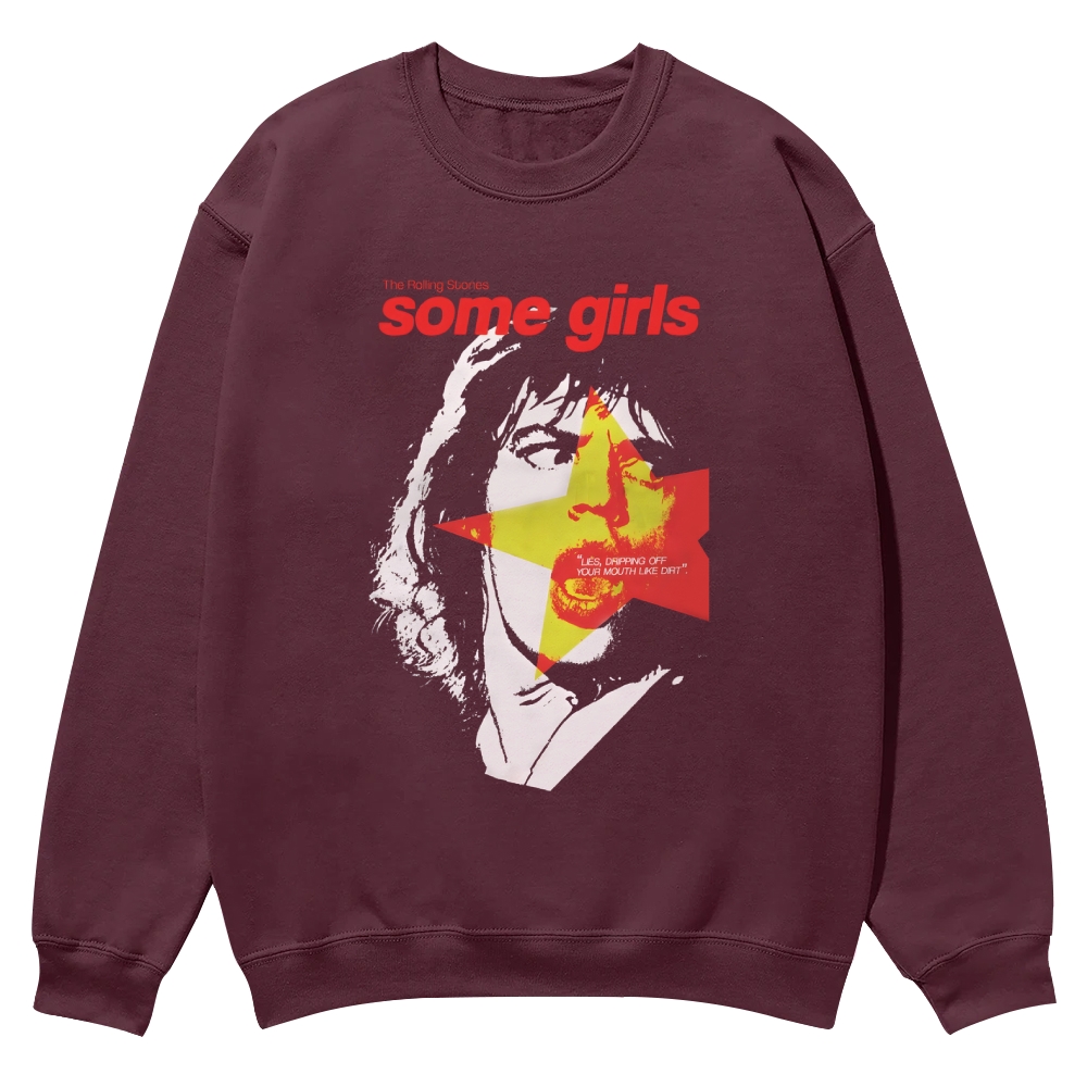 The Rolling Stone Some Girls Casual Crewneck Sweatshirt