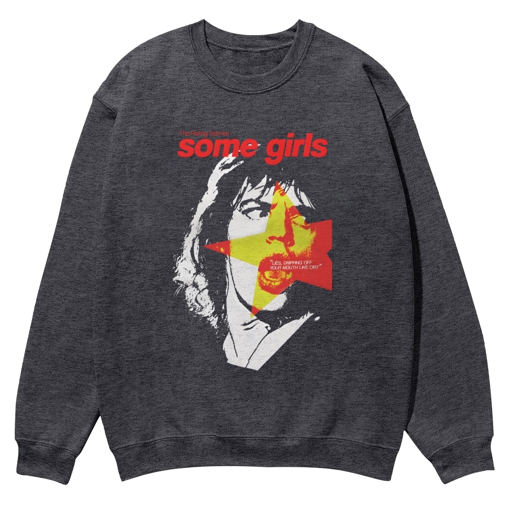 The Rolling Stone Some Girls Casual Crewneck Sweatshirt