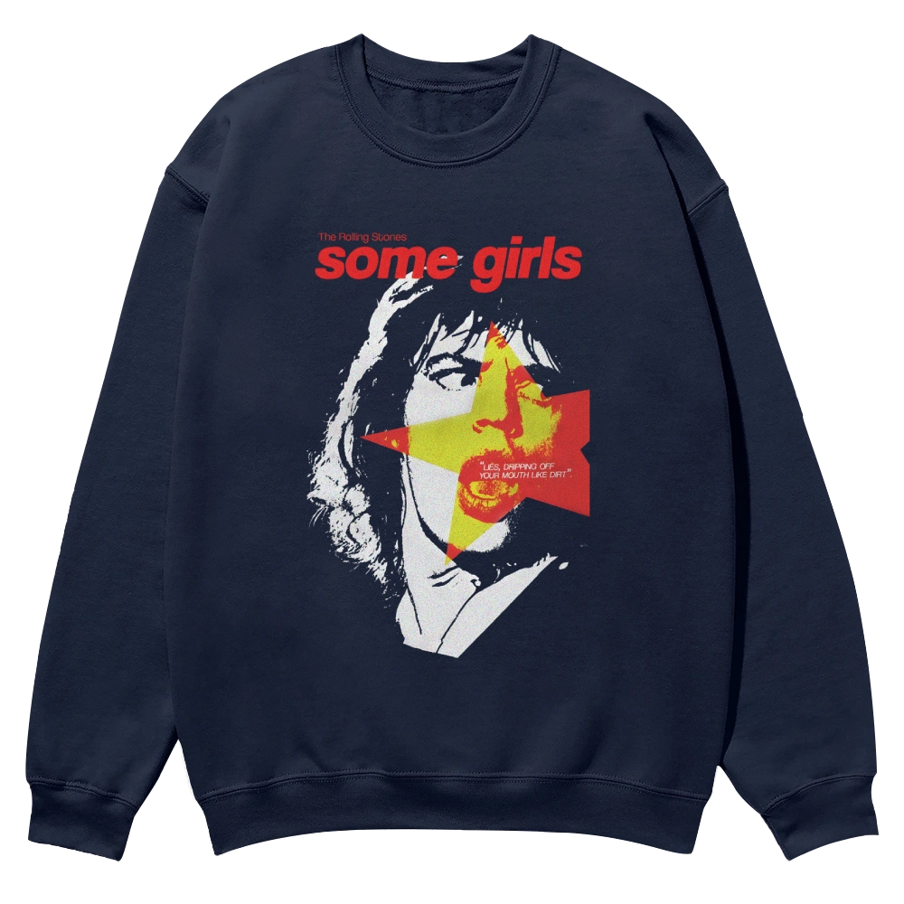 The Rolling Stone Some Girls Casual Crewneck Sweatshirt