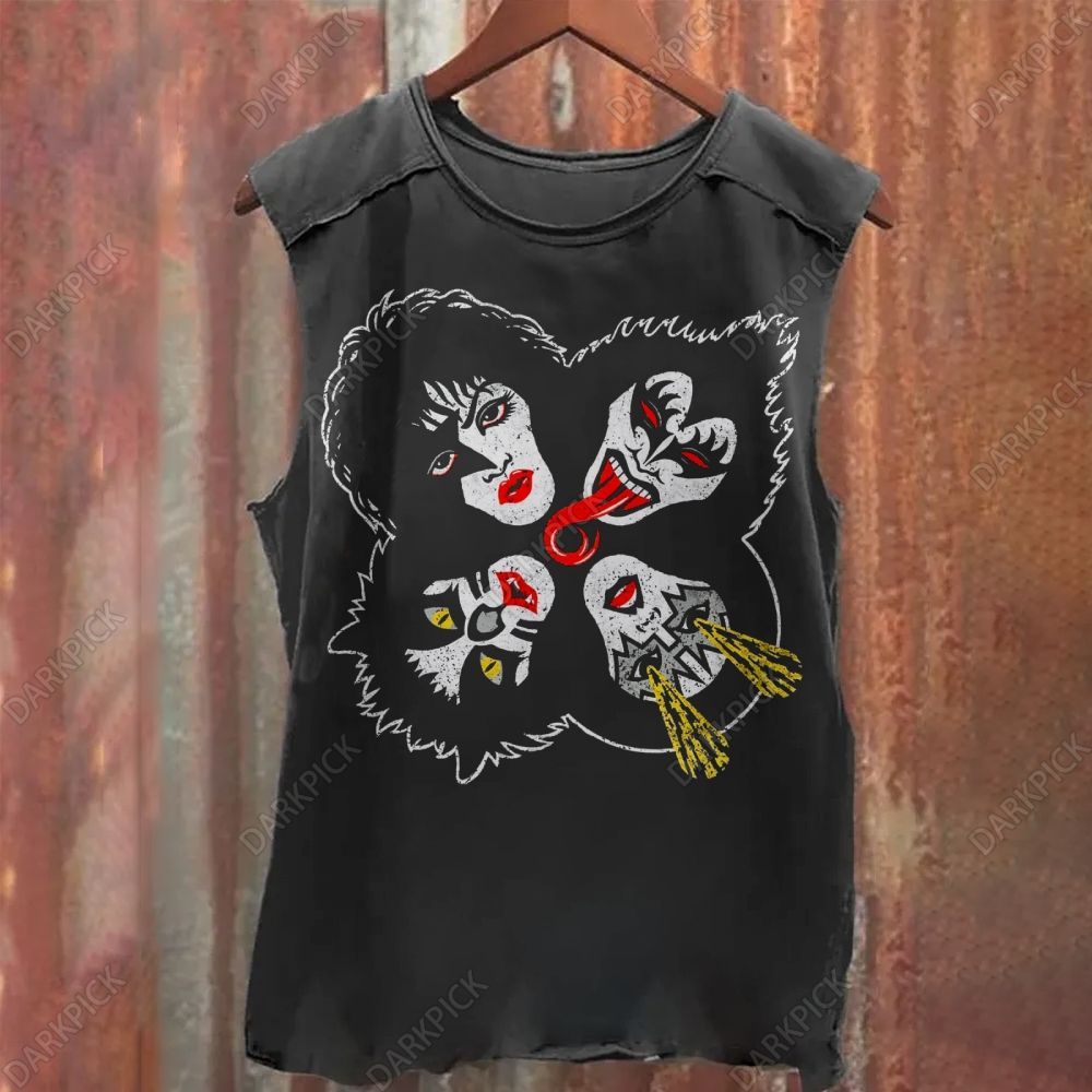 Kiss Rock Band Tank Top