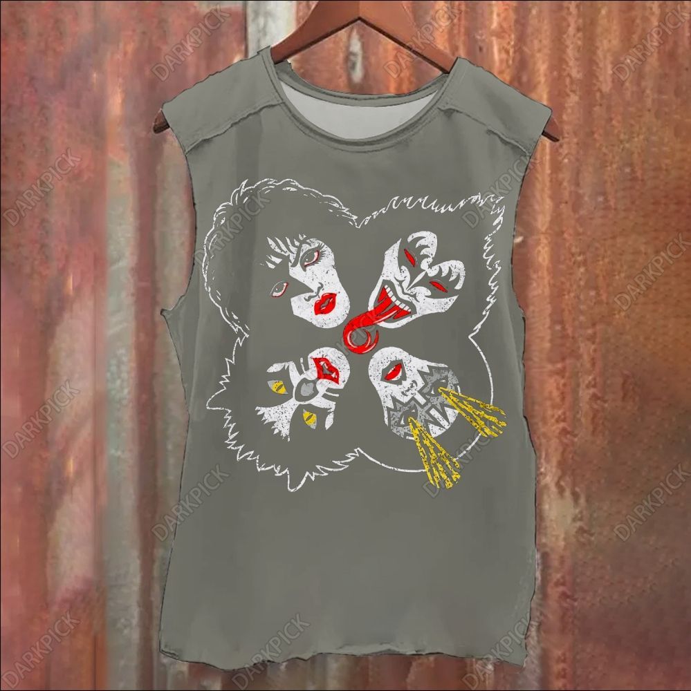 Kiss Rock Band Tank Top