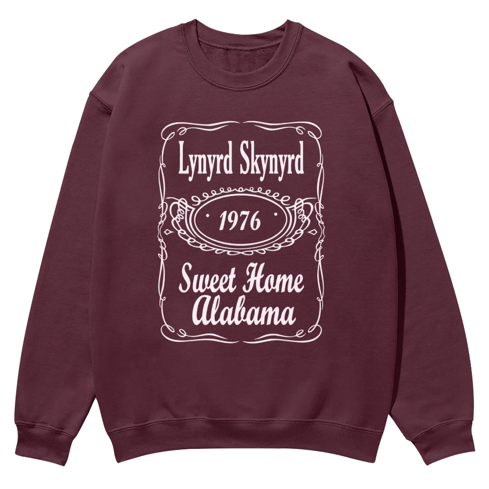 Lynyrd Skynyrd "Sweet Home Alabama" Casual Crewneck Sweatshirt
