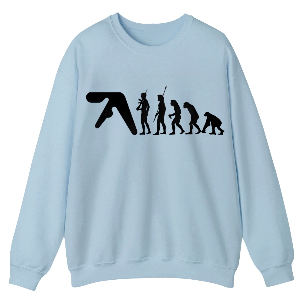 Aphex Twin evolution Casual Crewneck Sweatshirt
