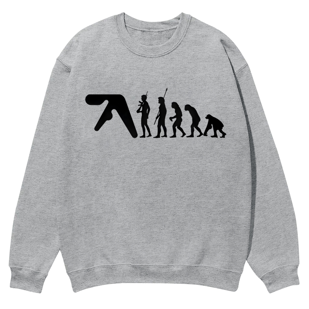 Aphex Twin evolution Casual Crewneck Sweatshirt