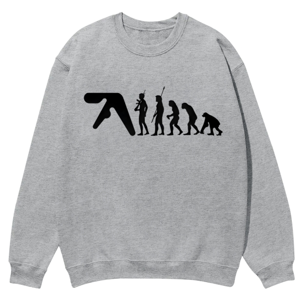 Aphex Twin evolution Casual Crewneck Sweatshirt