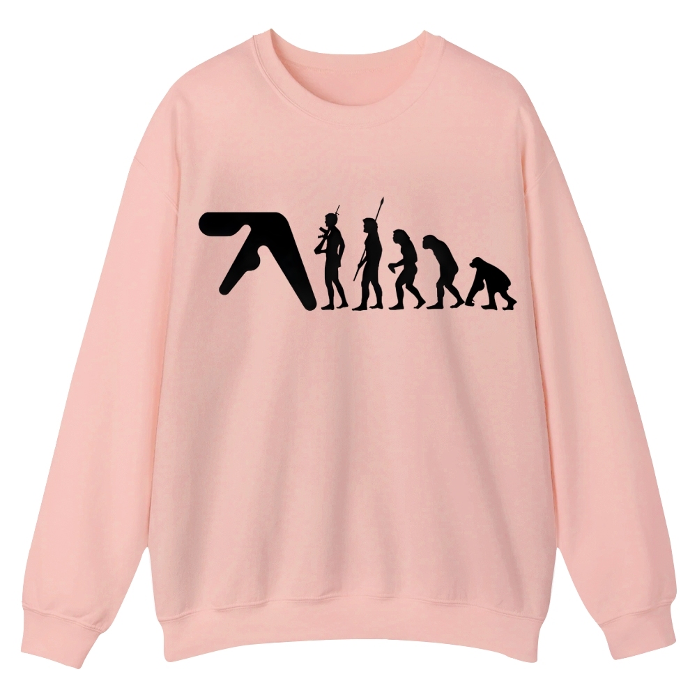 Aphex Twin evolution Casual Crewneck Sweatshirt