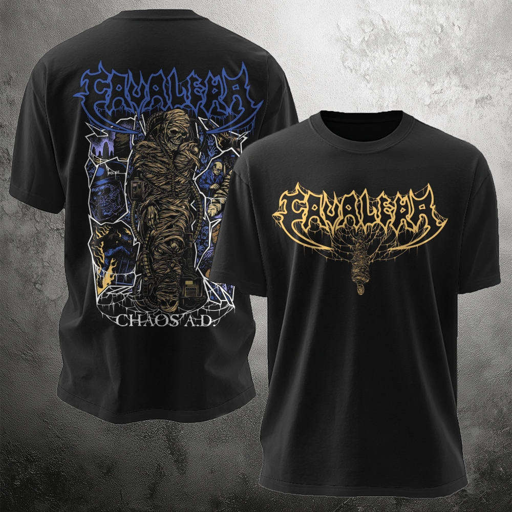 Sepultura Band - Chaos AD  Cotton T-shirt