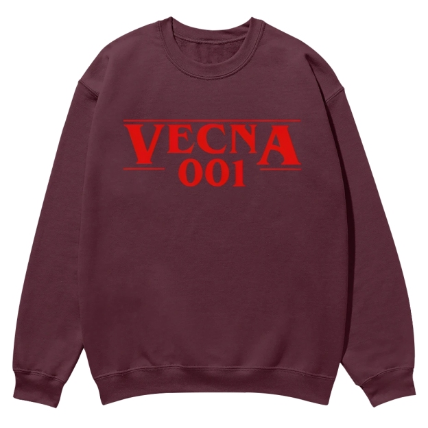 "Vecna 001" Stranger Things Casual Crewneck Sweatshirt