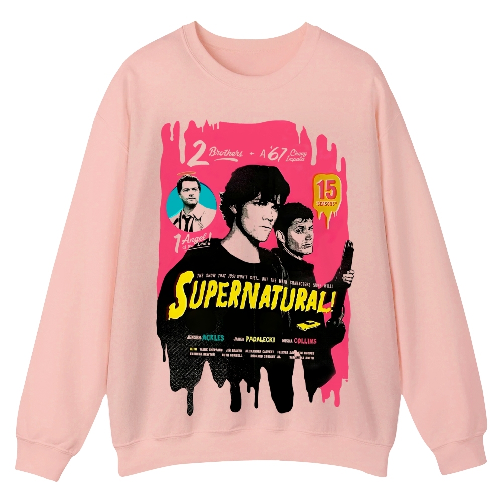 Supernatural TV series Casual Crewneck Sweatshirt