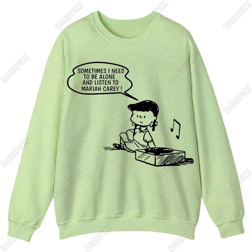 Mariah Carey Need To Listen Casual Crewneck Sweatshirt