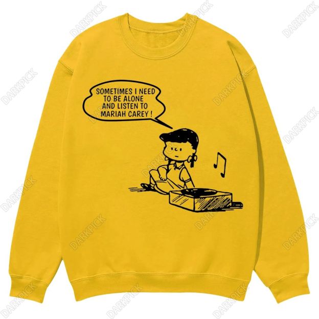 Mariah Carey Need To Listen Casual Crewneck Sweatshirt