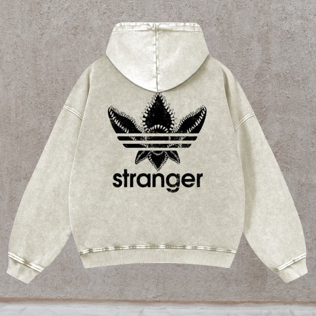 Stranger Things Demogorgon Adidas Casual Washed Hoodie