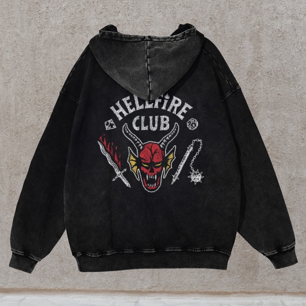 Stranger Things movie Casual Washed Hoodie