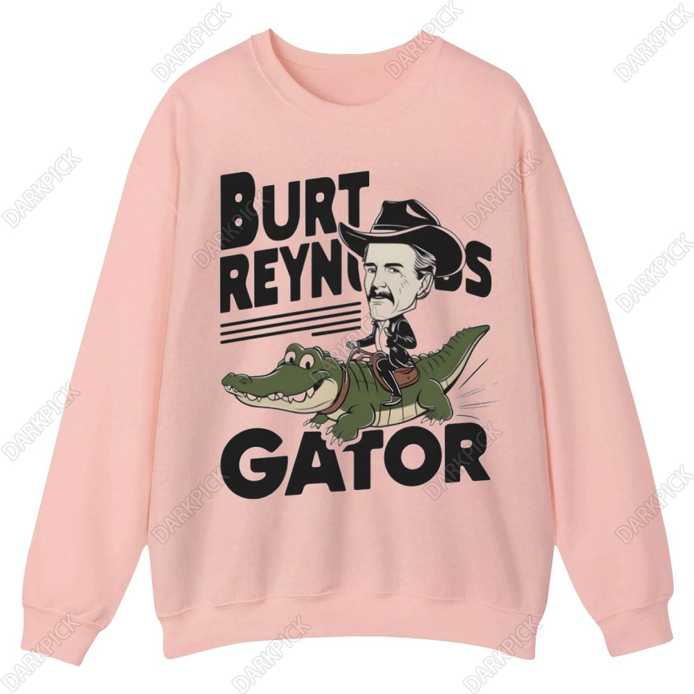Burt Reynolds Gator Casual Crewneck Sweatshirt