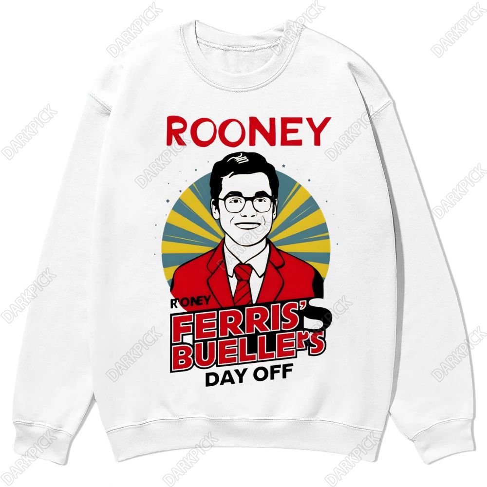 Ferris Bueller's Day Off Rooney Casual Crewneck Sweatshirt