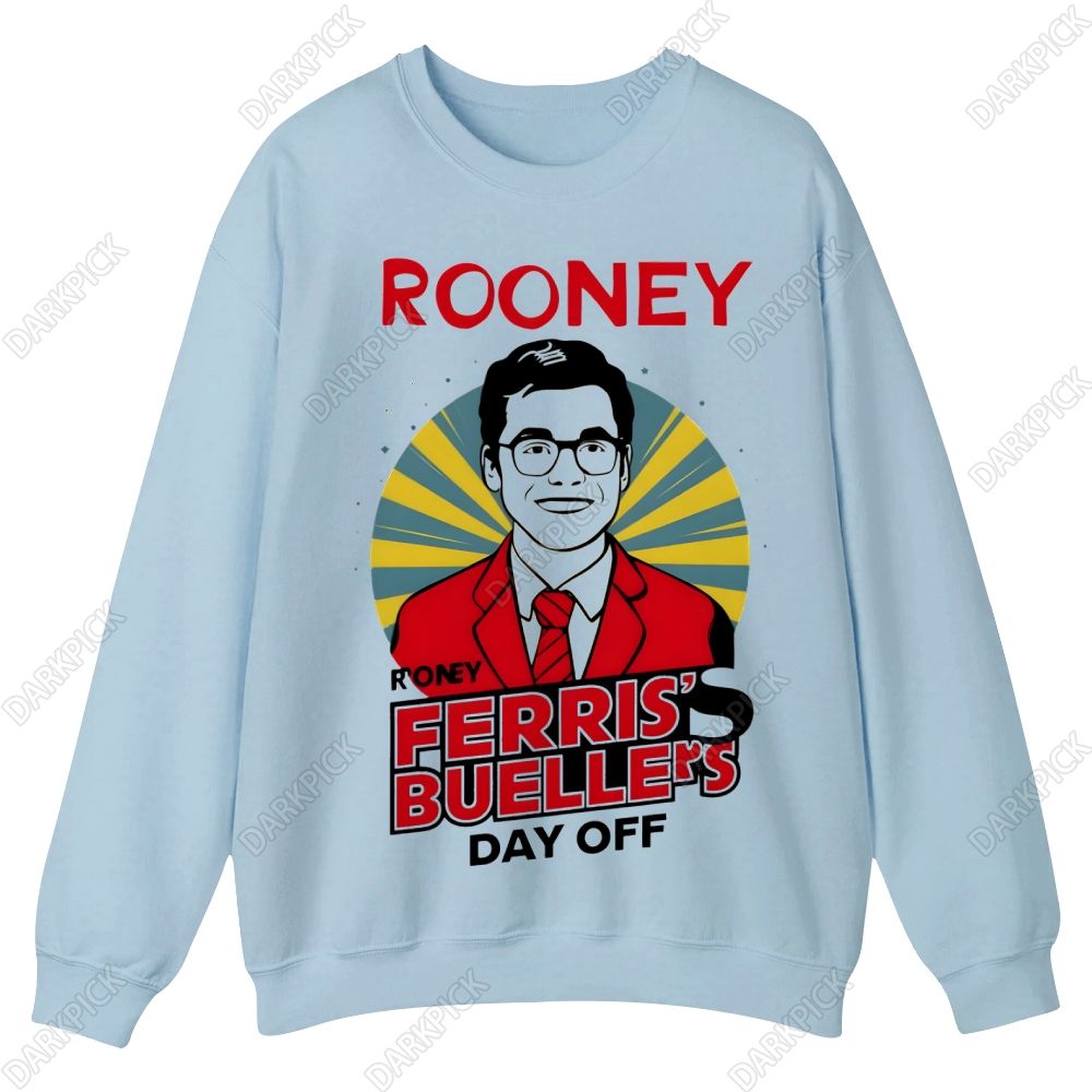 Ferris Bueller's Day Off Rooney Casual Crewneck Sweatshirt