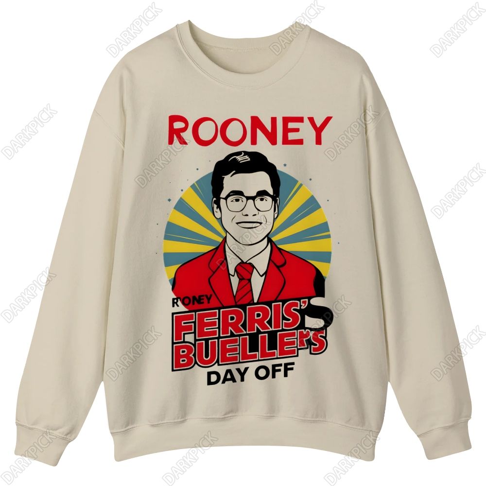Ferris Bueller's Day Off Rooney Casual Crewneck Sweatshirt