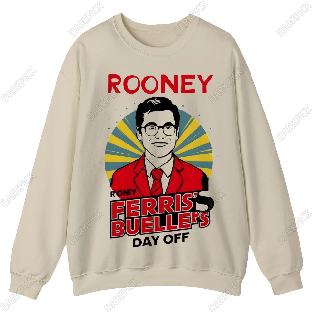 Ferris Bueller's Day Off Rooney Casual Crewneck Sweatshirt