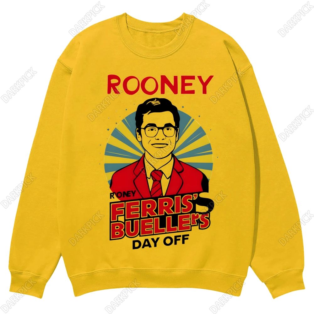 Ferris Bueller's Day Off Rooney Casual Crewneck Sweatshirt