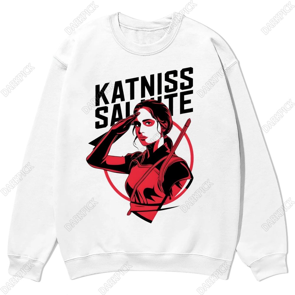 Katniss Everdeen Salute Casual Crewneck Sweatshirt