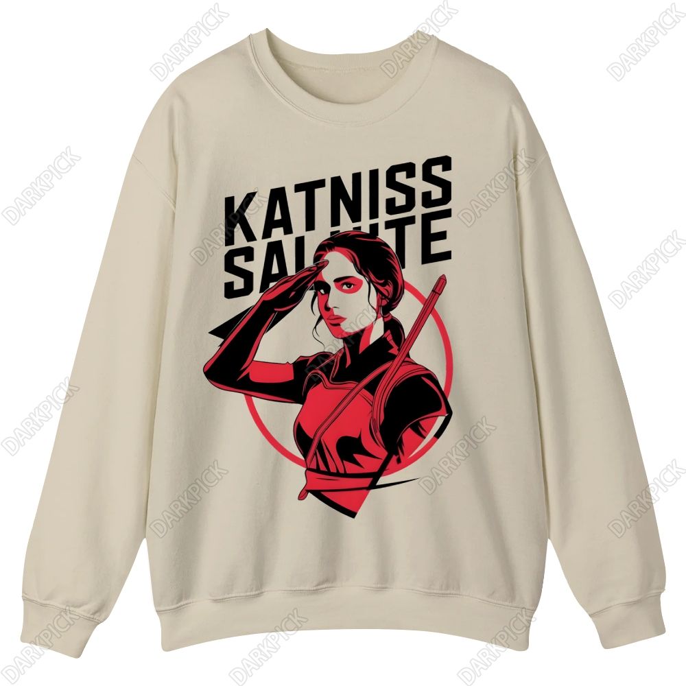 Katniss Everdeen Salute Casual Crewneck Sweatshirt