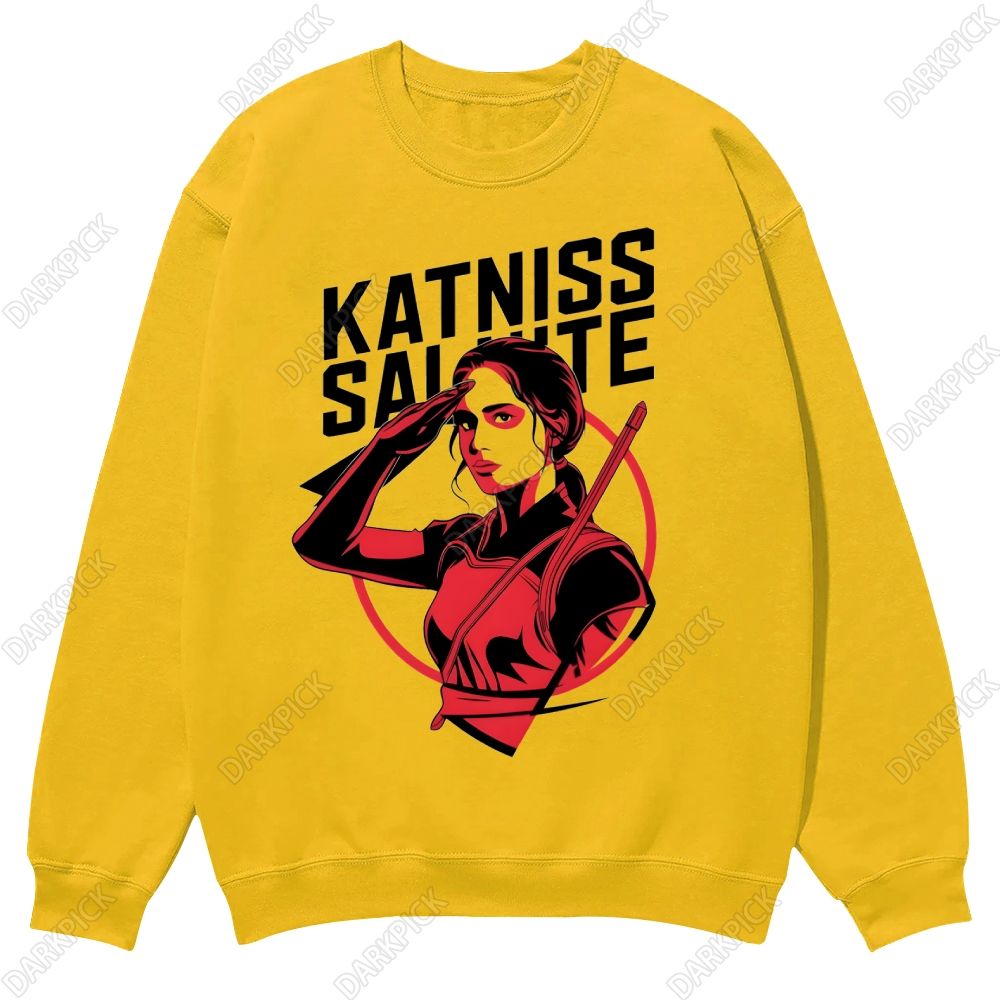 Katniss Everdeen Salute Casual Crewneck Sweatshirt