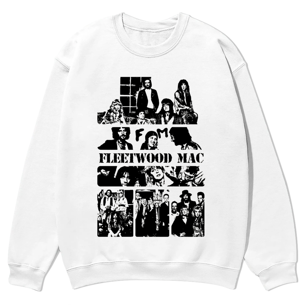 Vinatge Fleetwood Mac band Casual Crewneck Sweatshirt