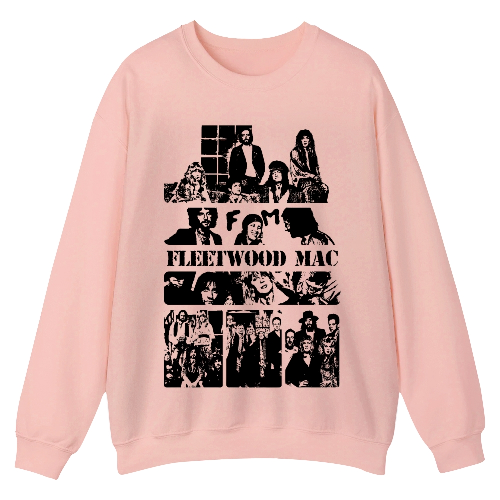 Vinatge Fleetwood Mac band Casual Crewneck Sweatshirt