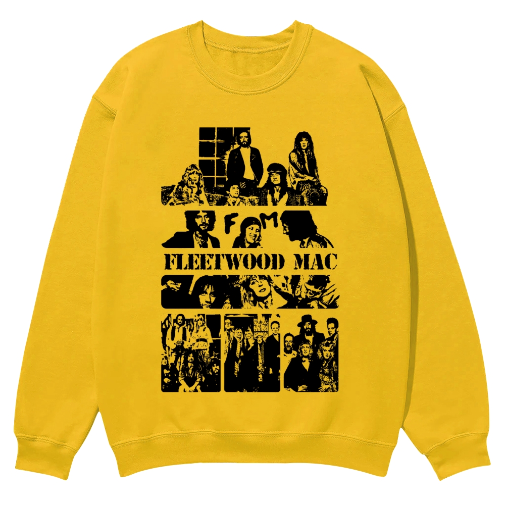 Vinatge Fleetwood Mac band Casual Crewneck Sweatshirt