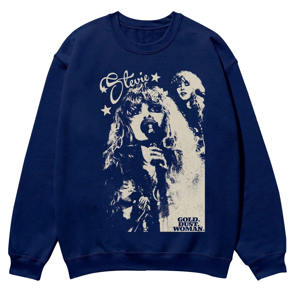 Stevie Nicks "Gold Dust Woman" Casual Crewneck Sweatshirt