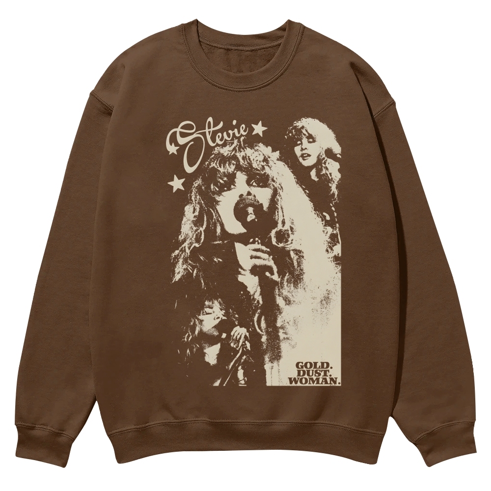 Stevie Nicks "Gold Dust Woman" Casual Crewneck Sweatshirt