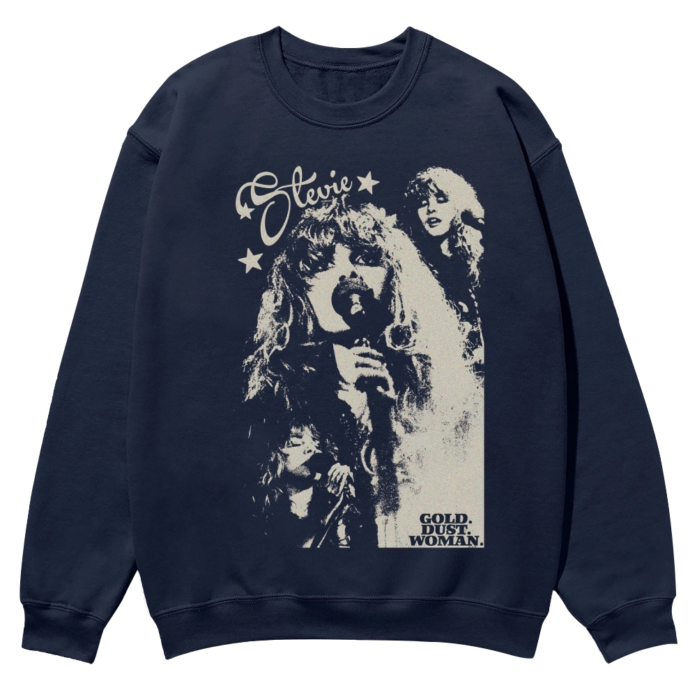 Stevie Nicks "Gold Dust Woman" Casual Crewneck Sweatshirt