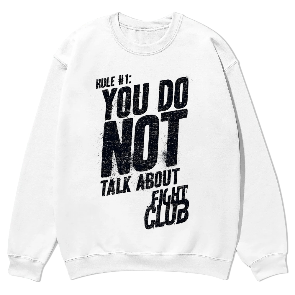 Vintage Fight Club (1999) Movie Casual Crewneck Sweatshirt
