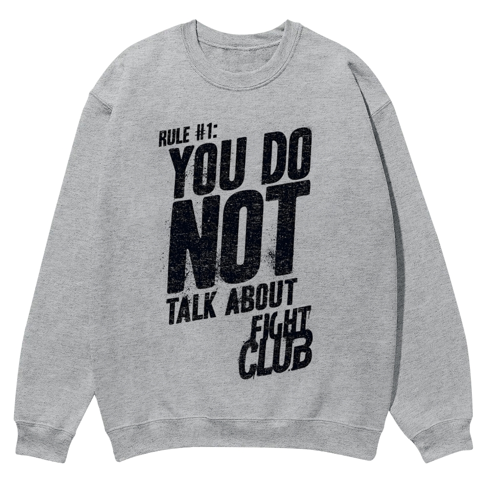 Vintage Fight Club (1999) Movie Casual Crewneck Sweatshirt