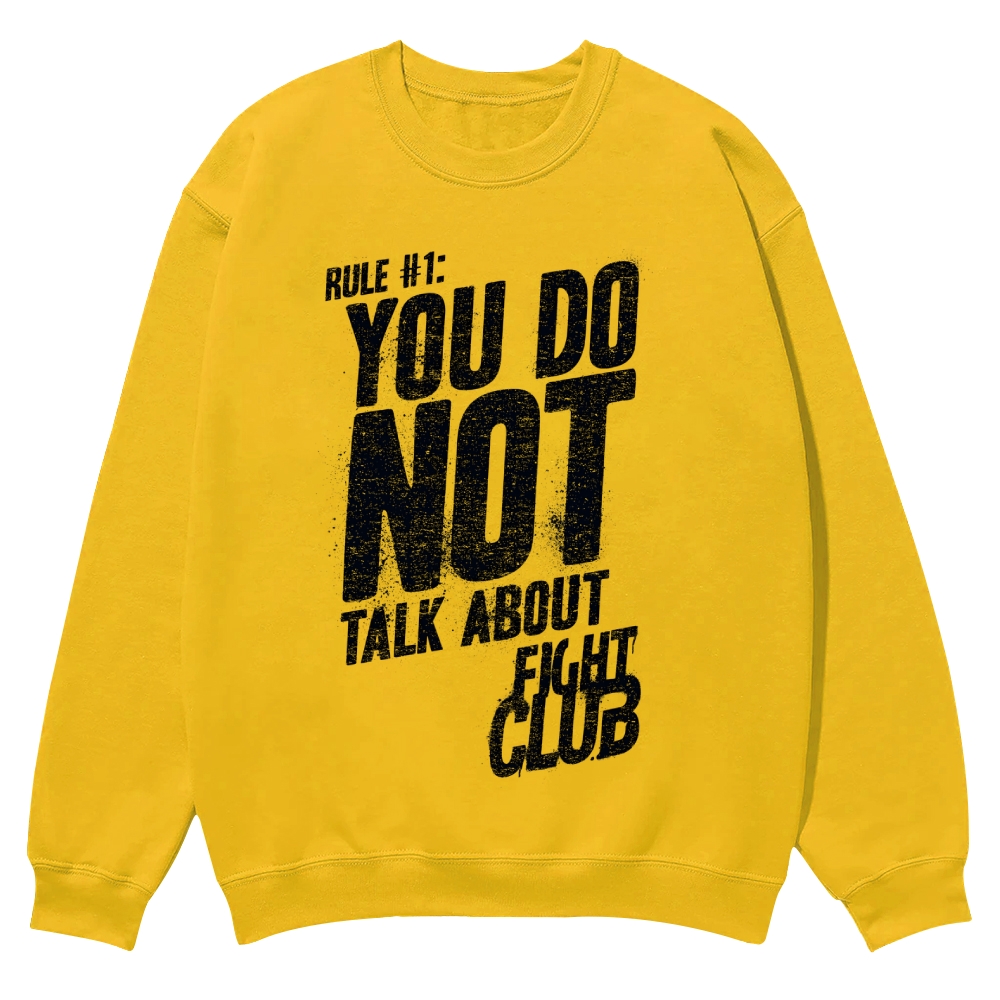 Vintage Fight Club (1999) Movie Casual Crewneck Sweatshirt