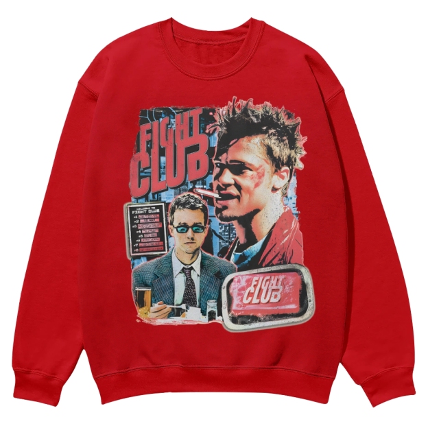 Vintage Fight Club (1999) Movie Casual Crewneck Sweatshirt