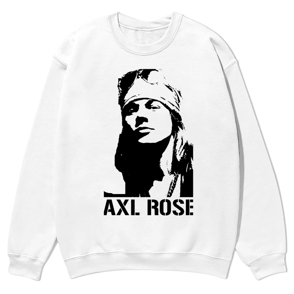 Axl Rose rock band Guns N' Roses Casual Crewneck Sweatshirt