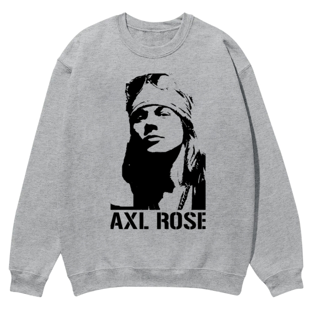 Axl Rose rock band Guns N' Roses Casual Crewneck Sweatshirt