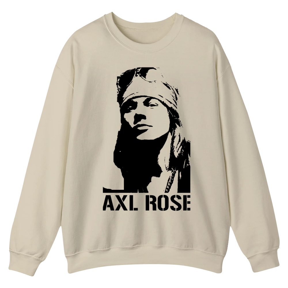 Axl Rose rock band Guns N' Roses Casual Crewneck Sweatshirt