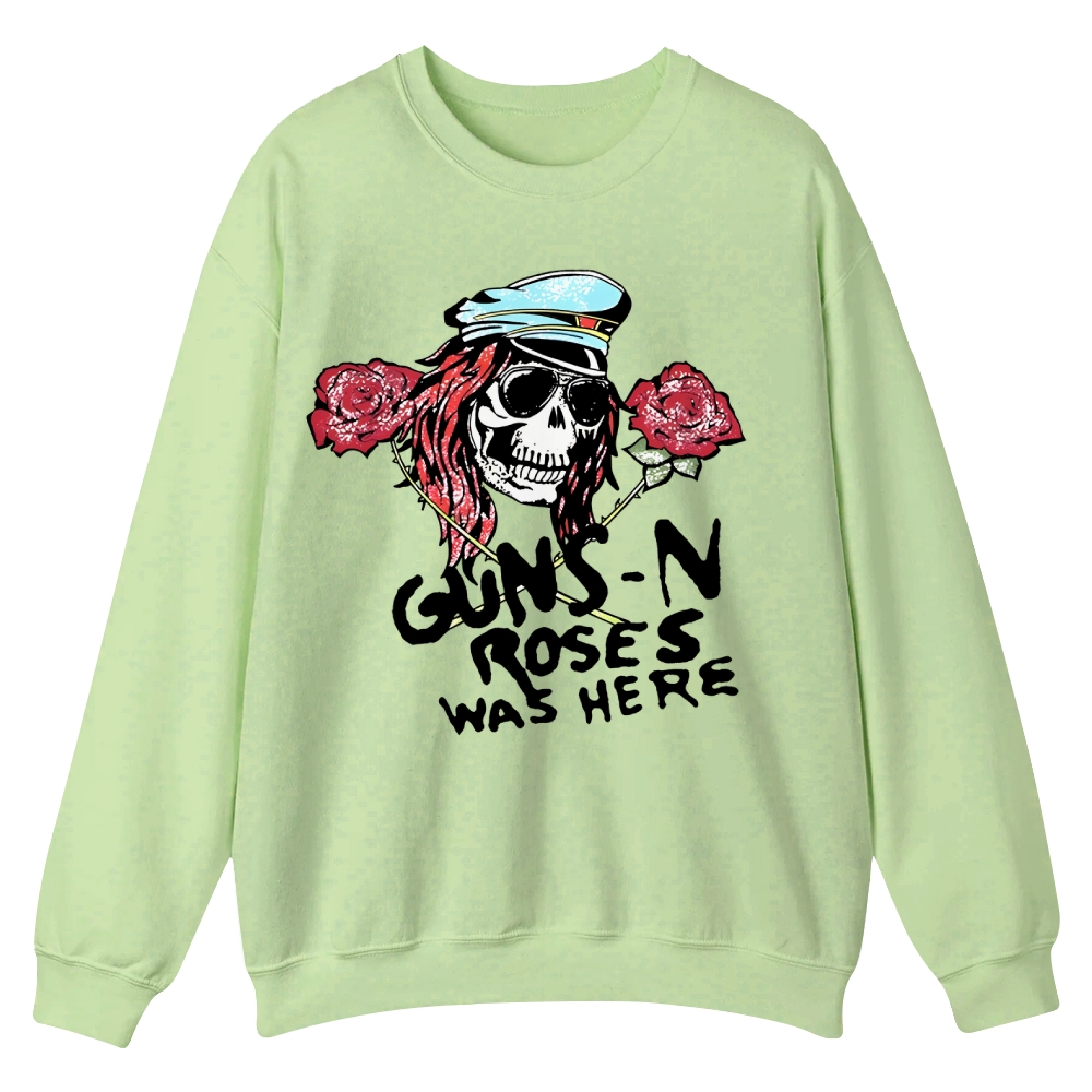 Axl Rose rock band Guns N' Roses Casual Crewneck Sweatshirt