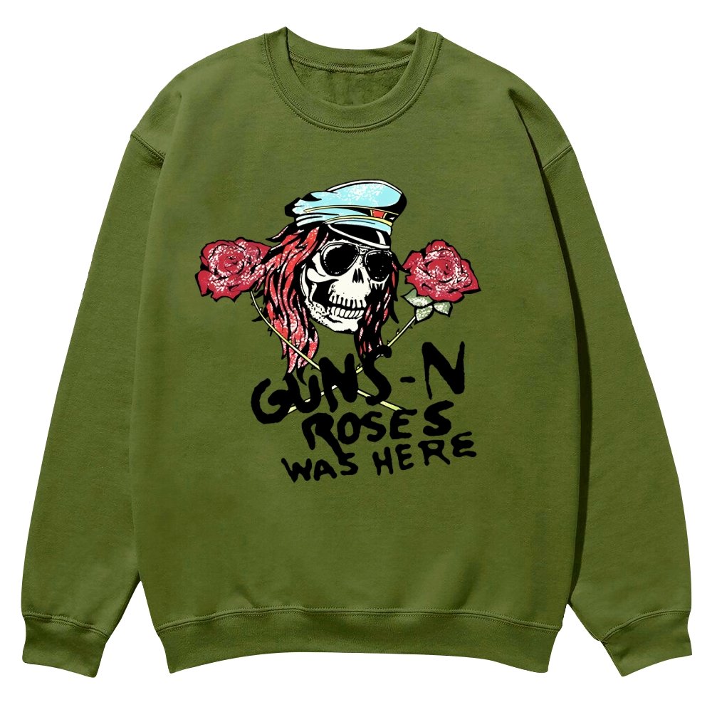 Axl Rose rock band Guns N' Roses Casual Crewneck Sweatshirt