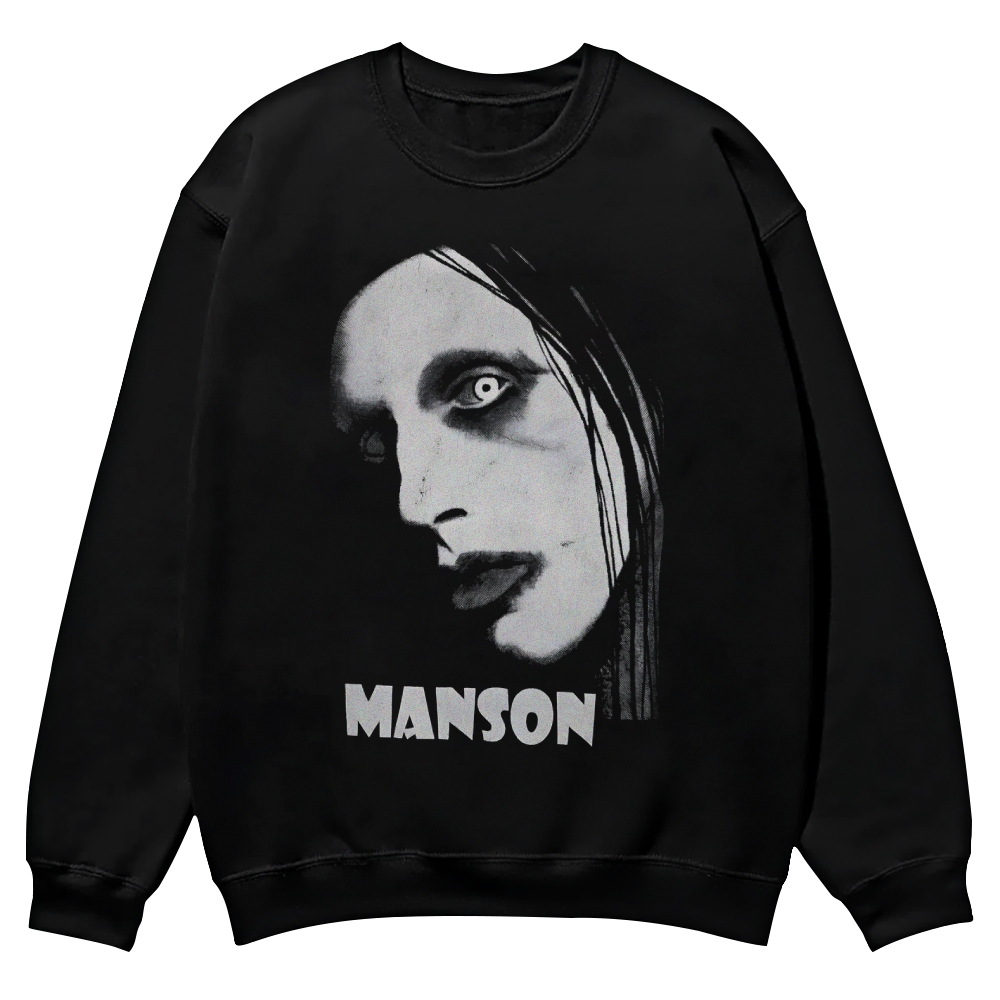 Vintage Marilyn Manson Casual Crewneck Sweatshirt