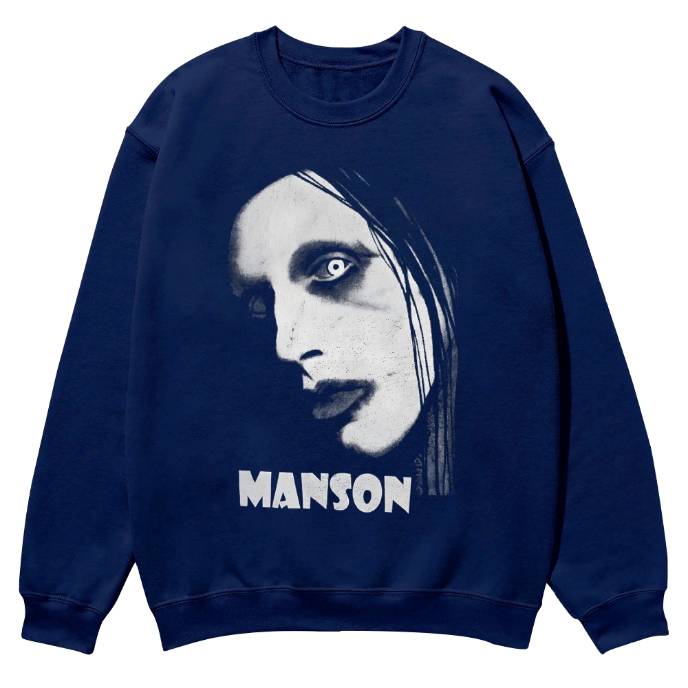 Vintage Marilyn Manson Casual Crewneck Sweatshirt