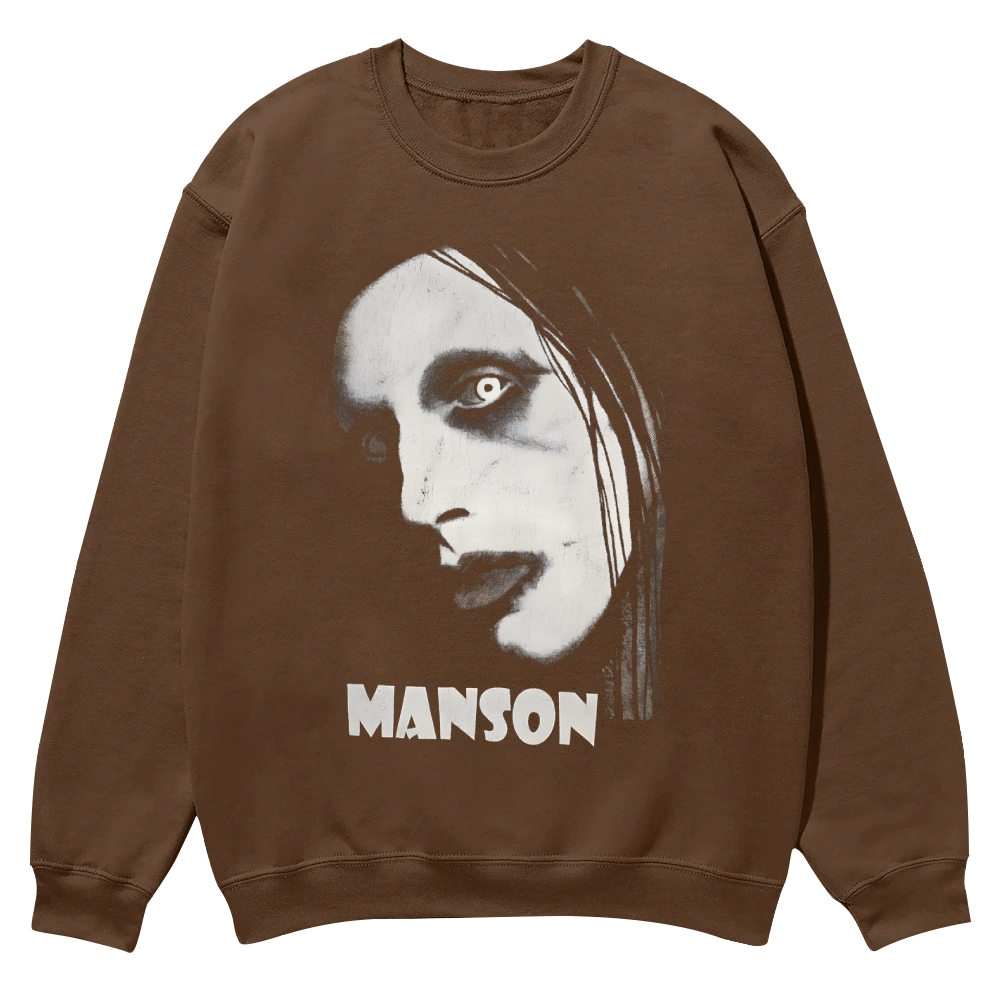 Vintage Marilyn Manson Casual Crewneck Sweatshirt
