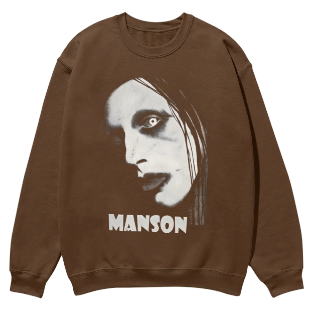 Vintage Marilyn Manson Casual Crewneck Sweatshirt