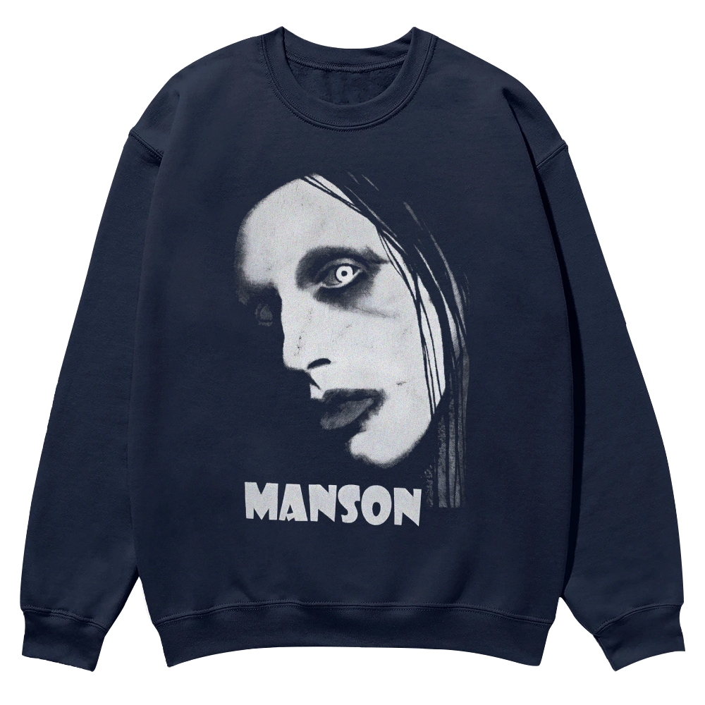 Vintage Marilyn Manson Casual Crewneck Sweatshirt