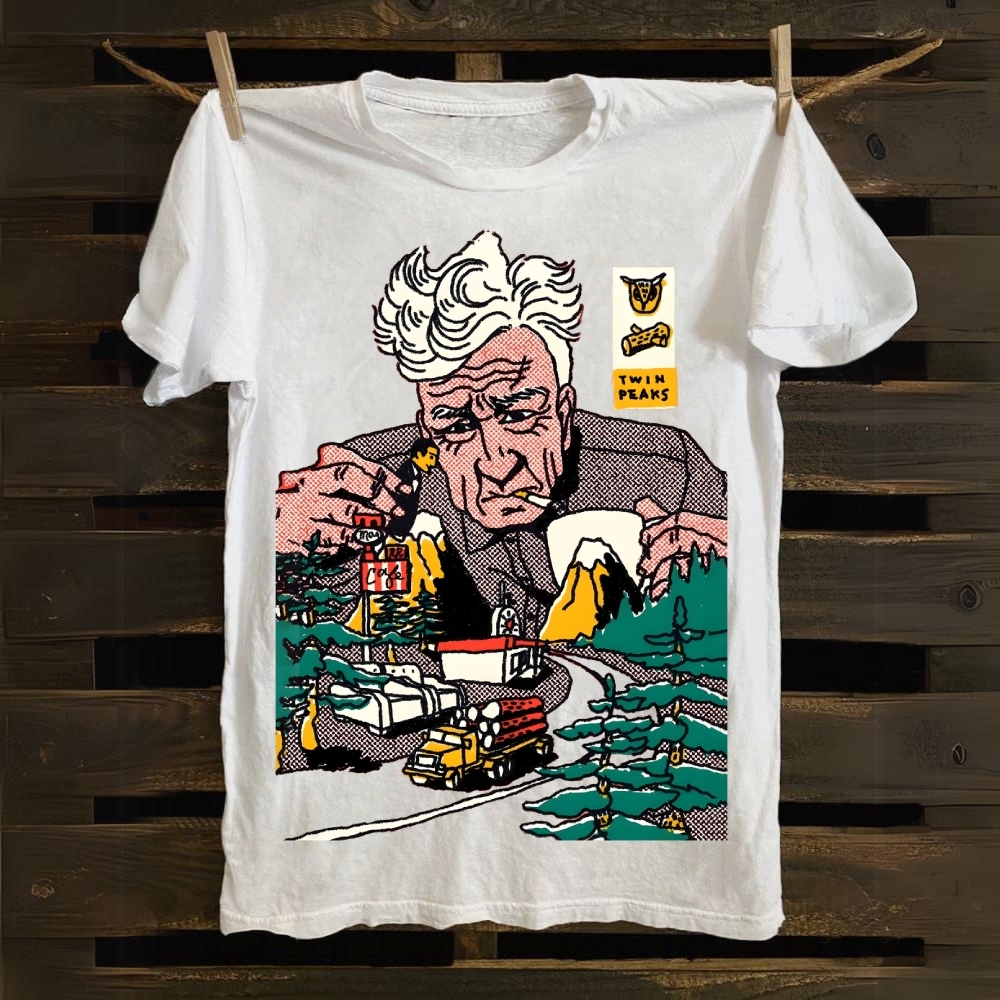 David Lynch art cotton T-shirt