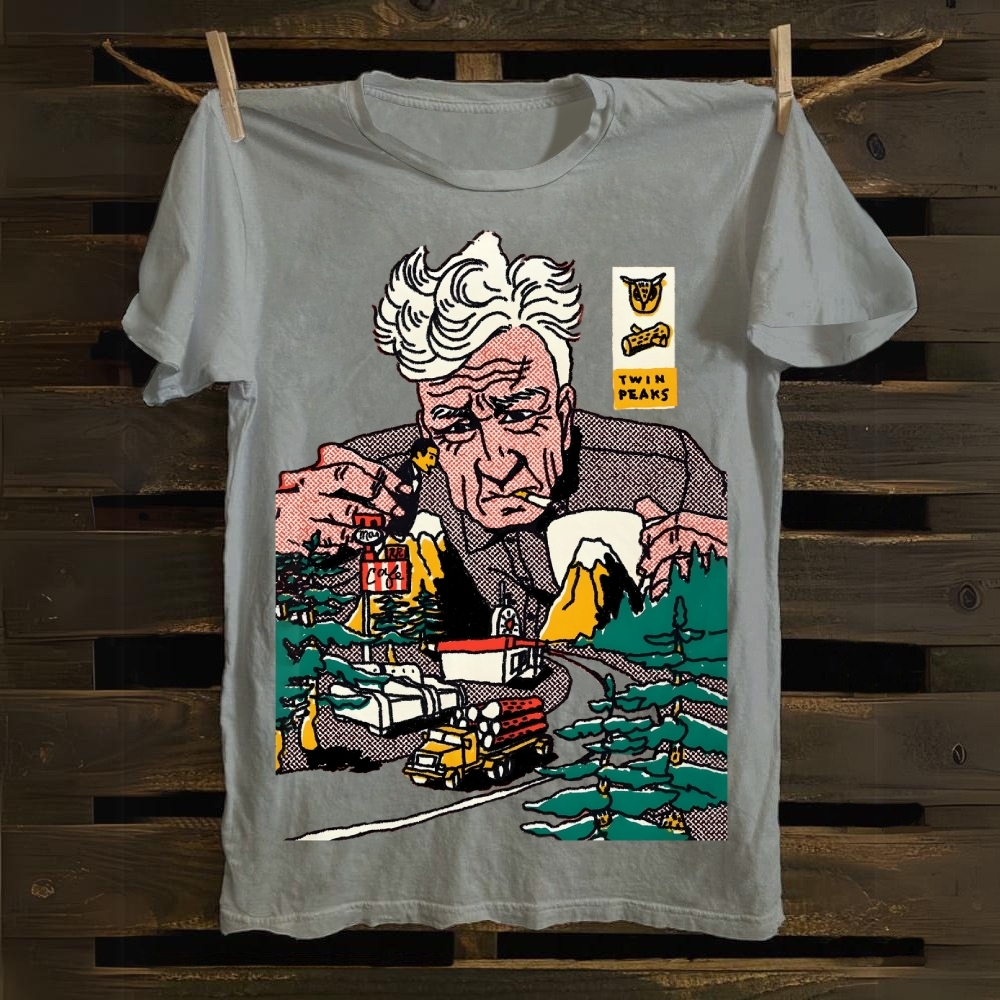 David Lynch art cotton T-shirt