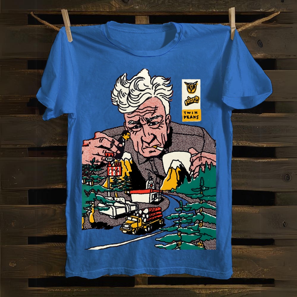 David Lynch art cotton T-shirt