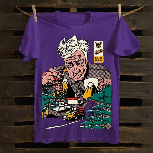 David Lynch art cotton T-shirt